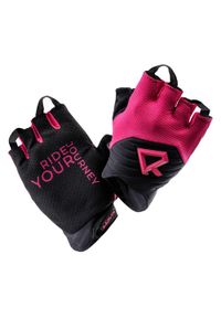 RADVIK - Damskie Rękawiczki Bez Palców Cutort. Kolor: różowy, wielokolorowy, czarny