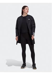 Adidas - adidas Kurtka puchowa Itavic HG8711 Czarny Regular Fit. Kolor: czarny. Materiał: puch, syntetyk