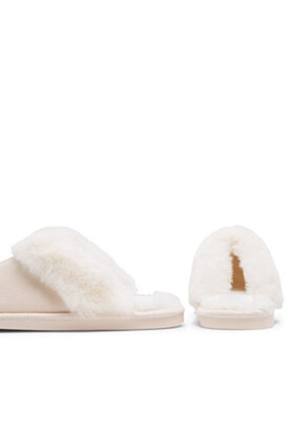 Home & Relax Kapcie C-AW-17 Écru. Kolor: kremowy. Materiał: materiał