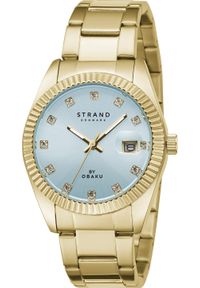 Zegarek Strand Zegarek damski Strand S721LDGMSG CYRKONIE złoty. Kolor: złoty #1