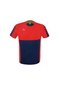 ERIMA - Koszulka dziecięca Erima Six Wings. Kolor: wielokolorowy, niebieski, czerwony. Materiał: materiał, prążkowany. Sport: piłka nożna #1