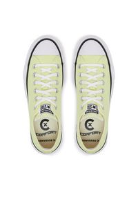 Converse Trampki Chuck Taylor All Star Lift Double Stack Platform A16283C Żółty. Kolor: żółty. Materiał: materiał. Obcas: na platformie #6