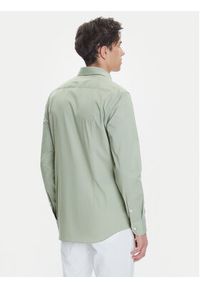 BOSS Koszula H-Hank 50469345 Zielony Slim Fit. Kolor: zielony. Materiał: bawełna #3