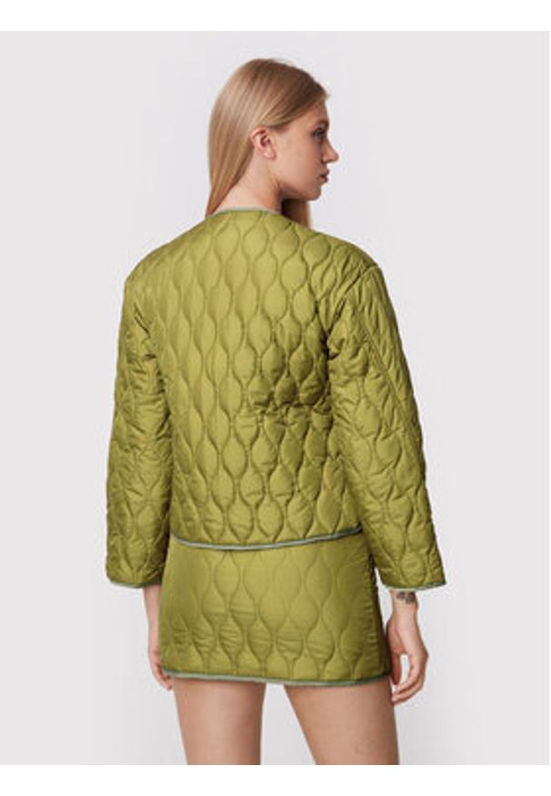 Pinko Kurtka przejściowa Elvira 1G17Y4 Y828 Zielony Regular Fit. Kolor: zielony. Materiał: syntetyk