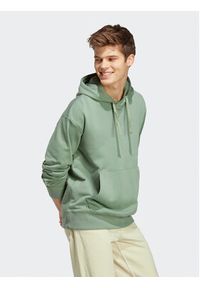 Adidas - adidas Bluza ALL SZN French Terry Hoodie IC9765 Zielony Loose Fit. Kolor: zielony. Materiał: bawełna #5
