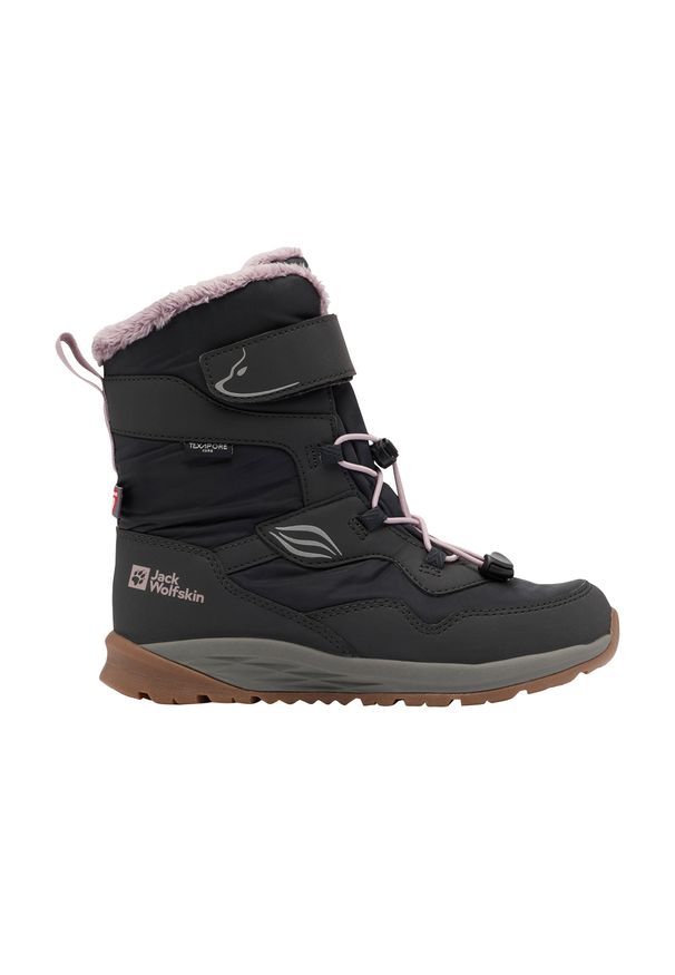 Buty dziecięce Jack Wolfskin Polar Bear-G Texapore High Vc. Okazja: na co dzień. Kolor: szary. Materiał: polar