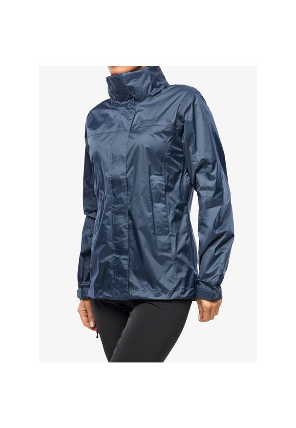 Kurtka przeciwdeszczowa damska Marmot PreCip Eco Jacket. Kolor: niebieski. Materiał: nylon. Sport: turystyka piesza