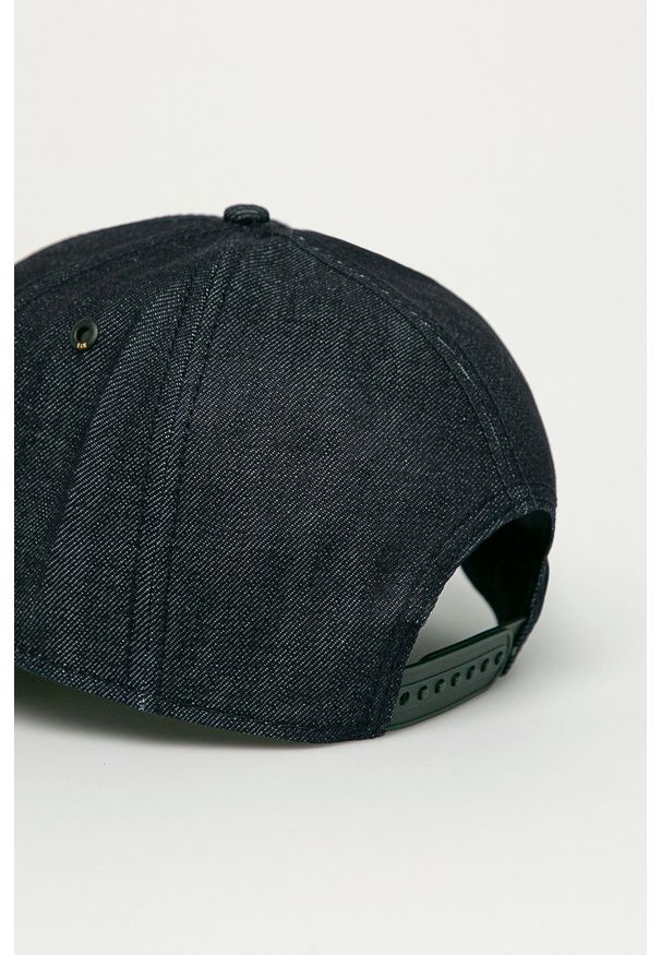 G-Star RAW - G-Star Raw - Czapka. Kolor: niebieski. Materiał: bawełna