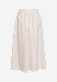 Born2be - Różowa Rozkloszowana Spódnica z Gumką w Pasie i Ściągaczem Xegelia. Okazja: na co dzień. Kolor: różowy. Styl: elegancki, casual #4