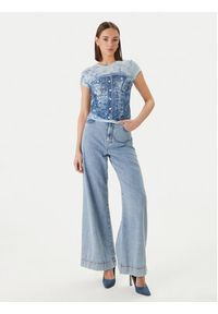 Guess T-Shirt W6GI44 K3614 Niebieski Regular Fit. Kolor: niebieski. Materiał: syntetyk #3