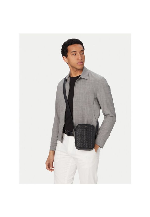 Saszetka Emporio Armani. Kolor: czarny