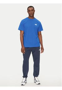 The North Face T-Shirt Simple Dome NF0A87NG Niebieski Regular Fit. Kolor: niebieski. Materiał: bawełna, syntetyk #2