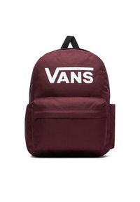Vans Plecak C-OLD SKOOL PRINT VN000H504QU1 Bordowy. Kolor: czerwony. Materiał: materiał. Wzór: nadruk #6