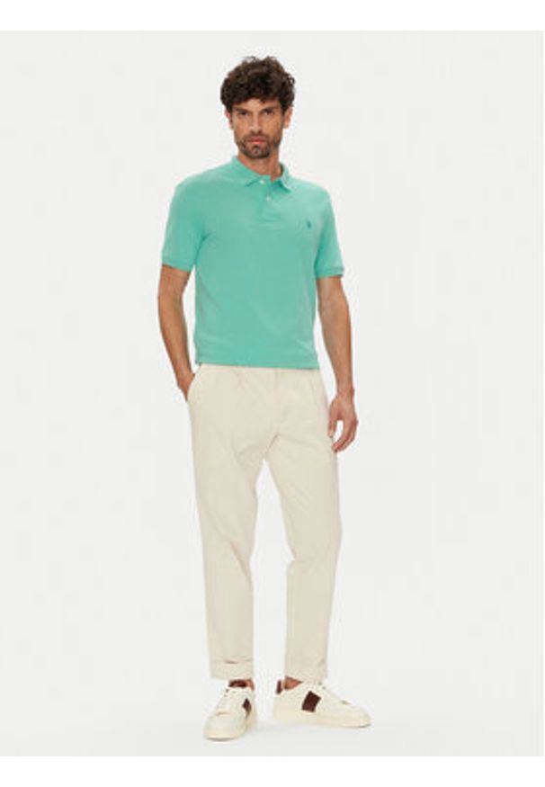 U.S. Polo Assn. Polo MUP3312 Niebieski Regular Fit. Typ kołnierza: polo. Kolor: niebieski. Materiał: bawełna