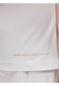 Aeronautica Militare T-Shirt 231TS2103DJ510 Biały Regular Fit. Kolor: biały. Materiał: bawełna #4