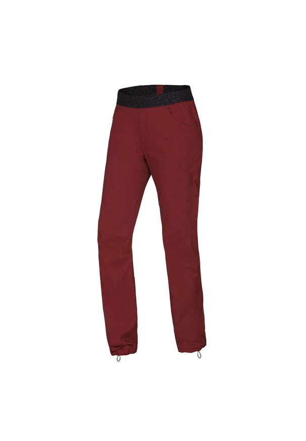 OCUN - Spodnie do wspinaczki męskie Ocun MANIA PANT. Kolor: czerwony. Sport: wspinaczka