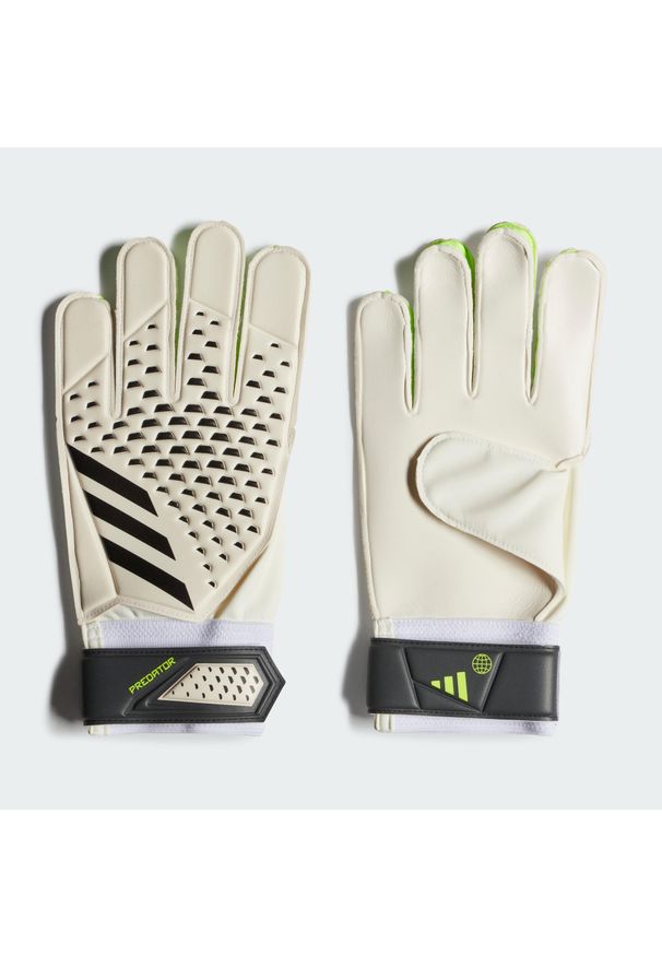 Adidas - Predator Training Gloves. Kolor: żółty, biały, wielokolorowy, czarny. Materiał: materiał