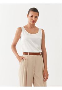 Max Mara Top Pan 31660226600 Écru Regular Fit. Materiał: jedwab