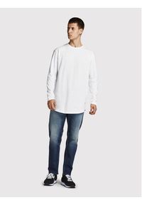 Jack & Jones Longsleeve Noa 12190128 Biały Loose Leg. Kolor: biały. Materiał: bawełna. Długość rękawa: długi rękaw #2