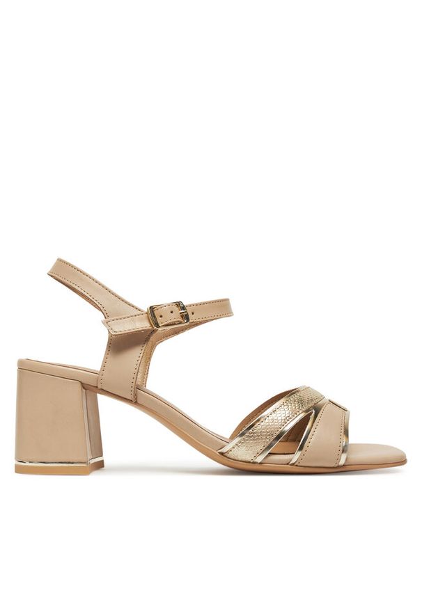 Sandały Lasocki. Kolor: beżowy