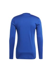 Adidas - Koszulka męska adidas Squadra 21 Long Sleeve Jersey. Kolor: biały, niebieski, wielokolorowy. Materiał: jersey. Długość rękawa: długi rękaw. Długość: długie