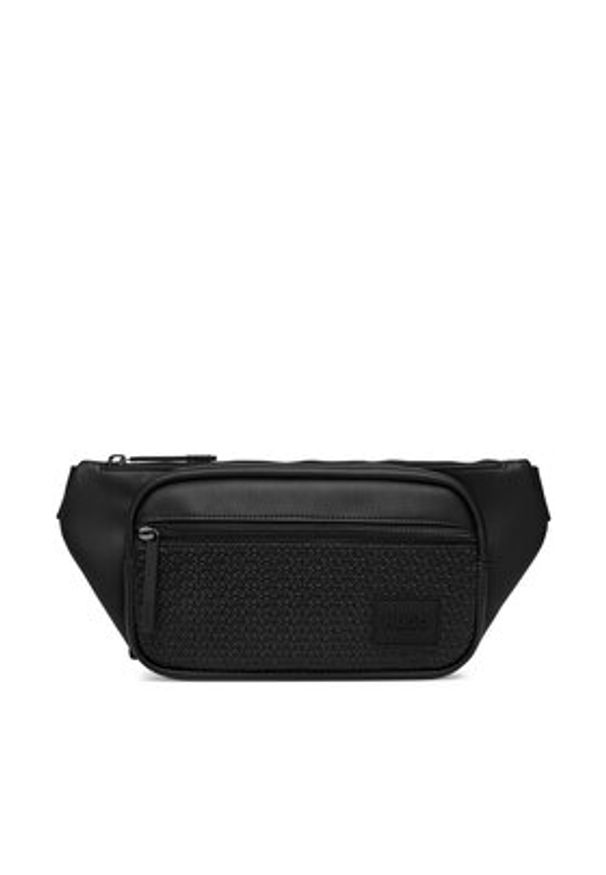 Hugo - HUGO Nerka Ethon 2.0 50563648 Czarny. Kolor: czarny. Materiał: skóra