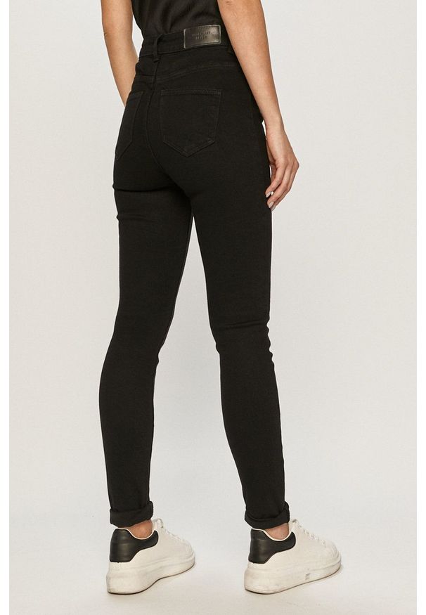Noisy may - Noisy May Jeansy damskie medium waist. Kolor: czarny