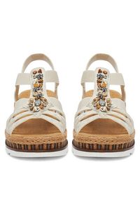 Rieker Sandały V7949-90 Granatowy. Kolor: niebieski. Materiał: syntetyk, materiał #2