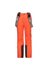 Spodnie dla dzieci narciarskie CMP Salopette SNA 0046. Kolor: pomarańczowy. Materiał: materiał, poliester, tkanina, syntetyk. Sport: narciarstwo #1