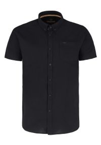 Volcano - Koszula z lnem, Regular Fit, C-LIN. Typ kołnierza: button down. Materiał: len. Długość rękawa: krótki rękaw. Długość: krótkie #1