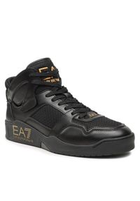 EA7 Emporio Armani Sneakersy X8Z039 XK331 M701 Czarny. Kolor: czarny. Materiał: skóra