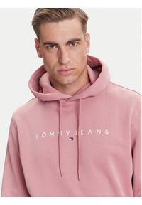 Tommy Jeans Bluza DM0DM20746 Różowy Regular Fit. Kolor: różowy. Materiał: bawełna #4