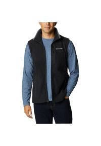 columbia - Bezrękawnik Sportowy Męski Columbia Fast Trek Fleece. Kolor: czarny. Długość rękawa: bez rękawów