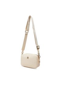 TOMMY HILFIGER - Tommy Hilfiger Torebka Th Distinct Camera Bag Mono AW0AW17221 Beżowy. Kolor: beżowy. Materiał: skórzane #6