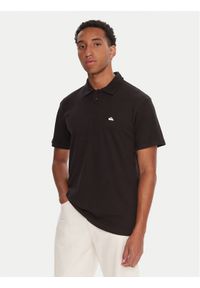 Quiksilver Polo Pique EQYKT04392 Czarny Regular Fit. Typ kołnierza: polo. Kolor: czarny. Materiał: bawełna