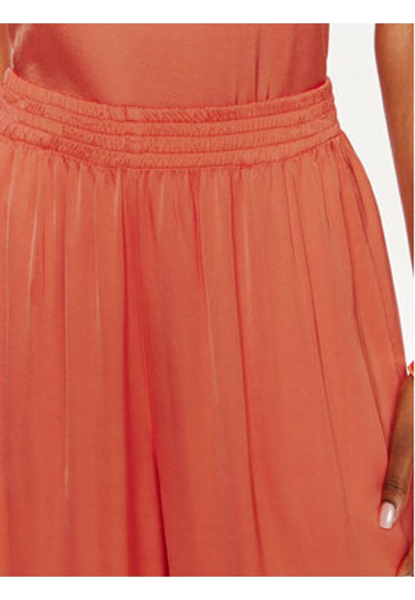ViCOLO Spodnie materiałowe TB0034 Pomarańczowy Relaxed Fit. Kolor: pomarańczowy. Materiał: wiskoza