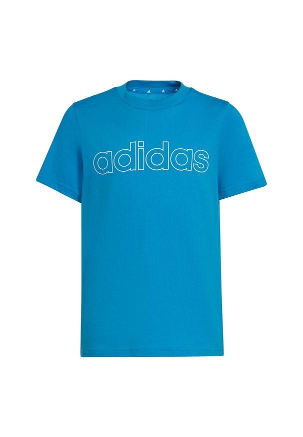 Koszulka z krótkim rękawem dziecięca Adidas. Materiał: bawełna, włókno. Długość rękawa: krótki rękaw. Długość: krótkie