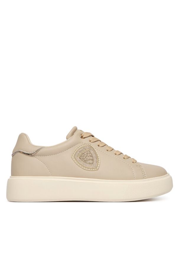 Blauer Sneakersy S6VENUS01/LEA Beżowy. Kolor: beżowy. Materiał: skóra
