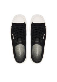Calvin Klein Trampki Vulc Low Lace Up Canvas HW0HW02975 Czarny. Kolor: czarny. Materiał: materiał #5