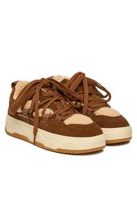 Steve Madden Sneakersy Boomer-F SM11003865 Beżowy. Kolor: beżowy. Materiał: skóra, zamsz #5