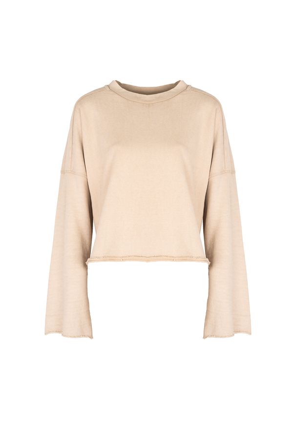 Champion Bluza | 110488 | Kobieta | Beżowy. Kolor: beżowy. Materiał: bawełna. Długość: krótkie