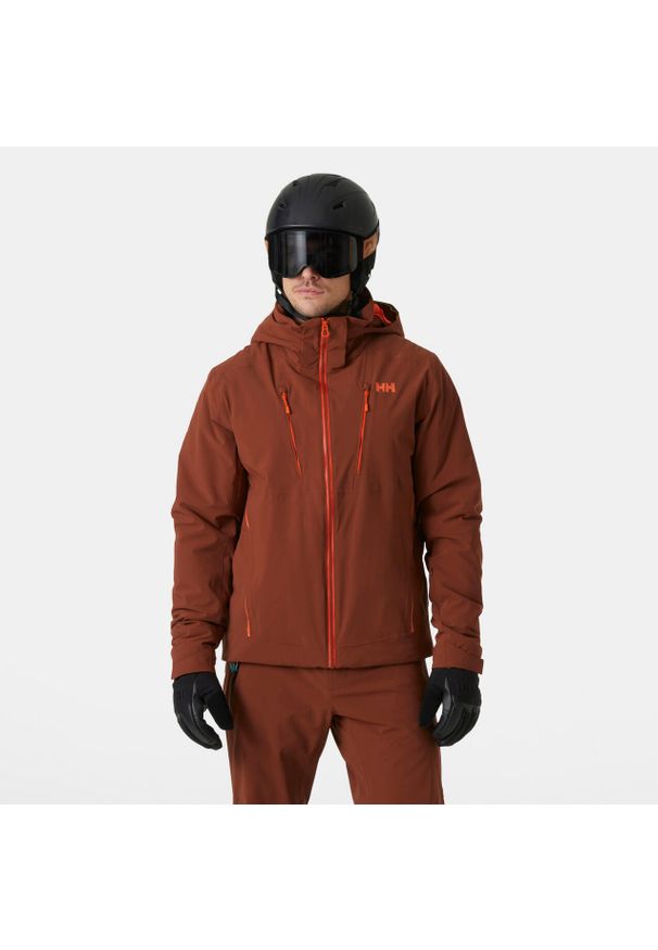 Kurtka narciarska Helly Hansen Alpha 4.0. Kolor: pomarańczowy. Sezon: zima. Sport: narciarstwo