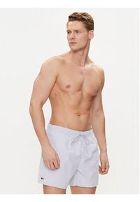 Lacoste Szorty kąpielowe MH6270 Niebieski Regular Fit. Kolor: niebieski. Materiał: syntetyk #5