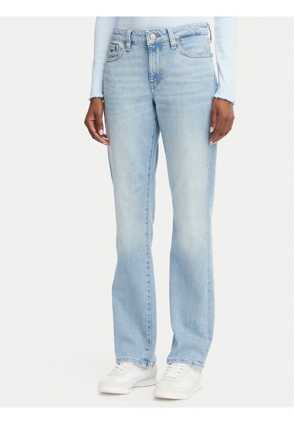 Tommy Jeans Jeansy Lucy DW0DW23156 Niebieski jasny Slim Fit. Kolor: niebieski
