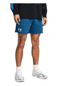 Spodenki sportowe męskie Under Armour UA Rival Terry. Kolor: niebieski. Sport: fitness #2