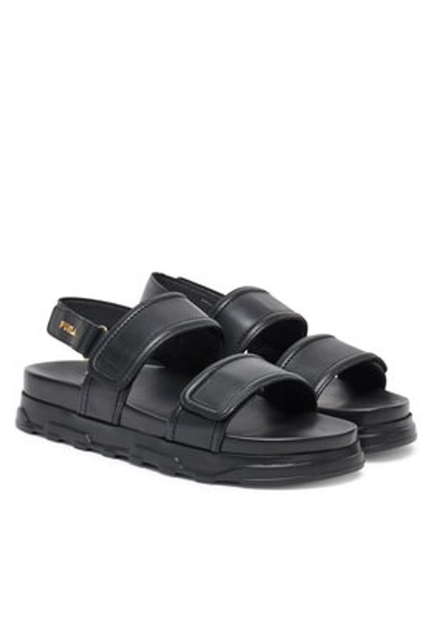 Furla Sandały Sporty Chic YJ52SPC Y62000 O6000 Czarny. Kolor: czarny. Materiał: skóra. Styl: sportowy