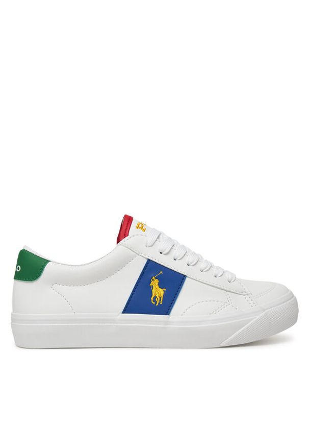 Polo Ralph Lauren Sneakersy Ryley RL02447102 Biały. Kolor: biały. Materiał: skóra