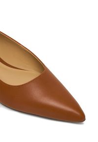 Lauren Ralph Lauren - LAUREN RALPH LAUREN Baleriny Londyn 802P09039002 Brązowy. Kolor: brązowy. Materiał: skóra #6