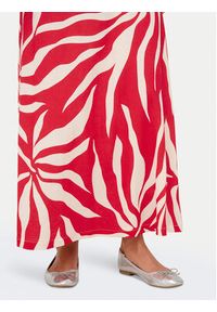 only - ONLY Spódnica maxi Chigo Sakura 15366894 Czerwony Regular Fit. Kolor: czerwony. Materiał: syntetyk #5