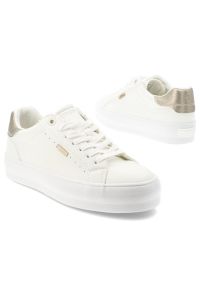 Big-Star - Trampki damskie Big Star, skóra ekologiczna sznurowany fason minimalistyczny design gruba gumowa podeszwa okrągły nosek, białe, TT274805. Nosek buta: okrągły. Zapięcie: sznurówki. Kolor: biały. Materiał: guma, skóra ekologiczna #3